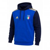 FELPA ADIDAS TRICOLORE FIJLKAM IN COTONE NAVY