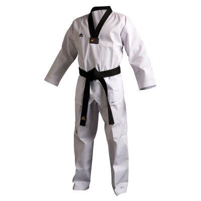 UNIFORME DA TAEKWONDO ADIDAS ADI-CHAMP COLLO NERO WT