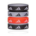 ELASTICI PER CAPELLI ADIDAS NERO/BIANCO/ROSSO