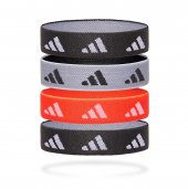 ELASTICI PER CAPELLI ADIDAS NERO/BIANCO/ROSSO