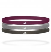 FASCE PER CAPELLI ADIDAS NERO/GRIGIO/BORDEAUX