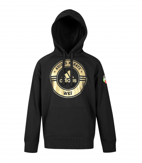 FELPA ADIDAS HOODY KARATE WKF Budomarket articoli ed attrezzatura per allenamento arti marziali e sport da combattimento