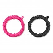 SCRUNCHIES ADIDAS NERO - ROSA