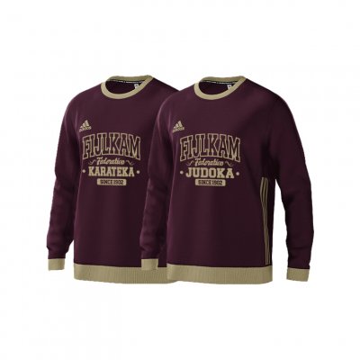 FELPA ADIDAS FIJLKAM ATLETA ROSSA