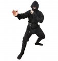 UNIFORME NINJA NERA IN COTONE 100%