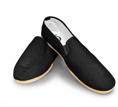 SCARPE KUNG FU IN COTONE CON SUOLA IN GOMMA