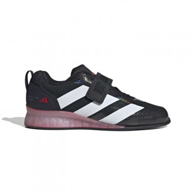 SCARPE ADIDAS ADIPOWER CBLACK/FTWWHT/PURRUB