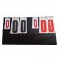 SEGNAPUNTI DA TAVOLO, PIEGHEVOLE IN PVC, N 1 - 999