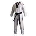 DOBOK TAEKWONDO ADIDAS ADI-FIGHTER COLLO NERO LOGO WT