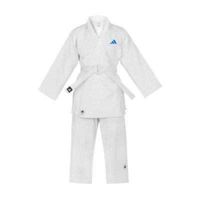 JUDOGI ADIDAS J730 CHAMPION III LOGO AZZURRO ITALIA