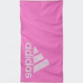 ASCIUGAMANO ADIDAS ROSA/BIANCO MISURA S