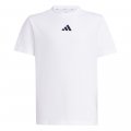 J SL TEE 160 WHITE/BLACK