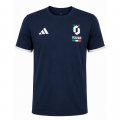 MAGLIETTA ADIDAS DNA FIJLKAM IN COTONE NAVY