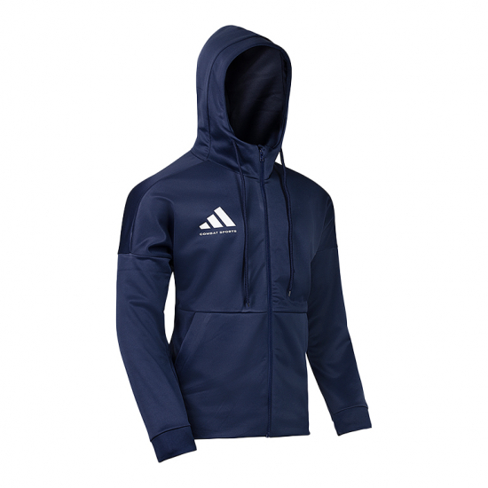 Felpa adidas nera e blu clearance