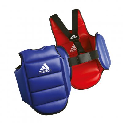 CORPETTO ADIDAS REVERSIBILE ROSSO/BLU PER COMBATTIM. IN PU