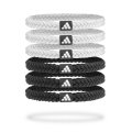 ELASTICI INTRECCIATI PER CAPELLI ADIDAS BIANCO - NERO