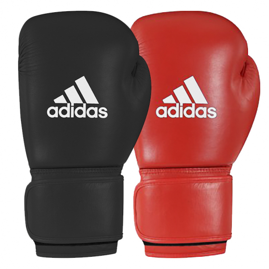GUANTONI ADIDAS CONTEST IN PELLE ANTI SHOCK Budomarket articoli ed attrezzatura per allenamento arti marziali e sport da combattimento
