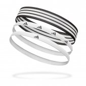 FASCE PER CAPELLI BIANCO NERA ADIDAS MONOCHROME BIANCO - NERO
