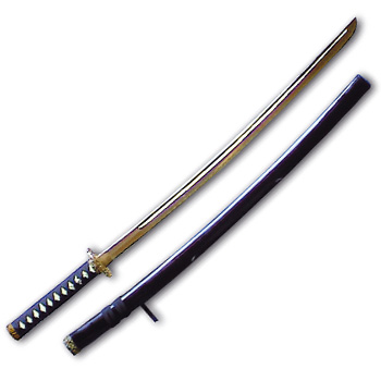 KATANA CON LAMA IN ACCIAIO NON AFFILATO CM 71 