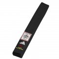 CINTURA ADIDAS ELITE IJF NERA CON KANJI E LOGO ADIDAS  CINTURA ADIDAS ELITE IJF NERA CON KANJI E LOGO ADIDAS